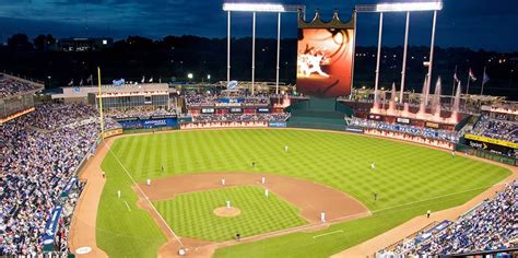 Kauffman Stadium Food Map