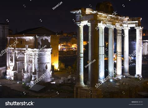 Roman Forum Night Stock Photo 48181 - Shutterstock