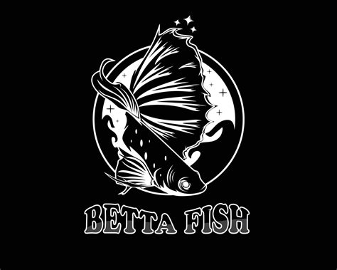 Betta fish logo design vector illustration 23501347 Vector Art at Vecteezy