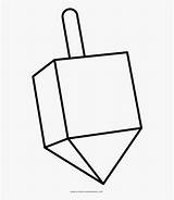 Free Printable Dreidel Coloring Page sketch template