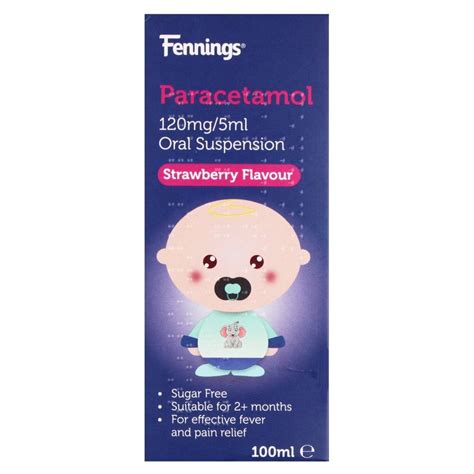 Paracetamol 120 mg/5 ml Oral Suspension | Pharmacy Online