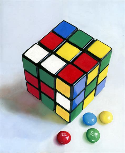 Rubiks Cube Painting at PaintingValley.com | Explore collection of ...