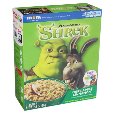 Malt-O-Meal Shrek Ogre Apple Cinnamon Oatmeal - Shop Oatmeal & hot cereal at H-E-B