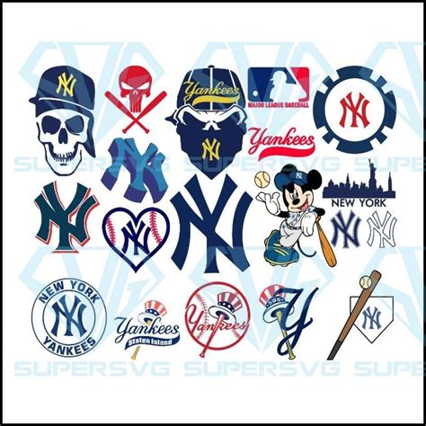 New York Yankees Bundle Svg New York Yankees Svg Yankees Svg | New york ...