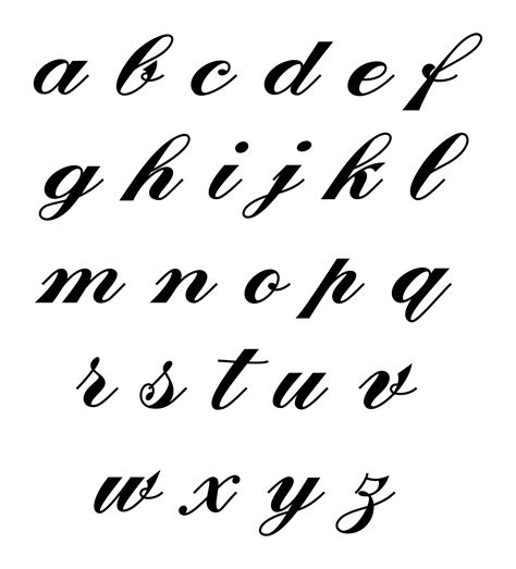 Cursive Lower Case Letters - 20 Free PDF Printables | Printablee