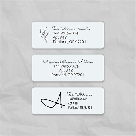 Address Labels Design on Behance