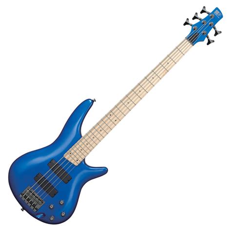 Ibanez SR305M Bass Guitar, Starlight Blue - Nearly New at Gear4music