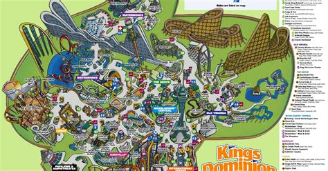 NewsPlusNotes: Kings Dominion 2008 Park Map