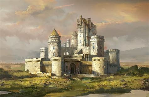 Download Fantasy Castle HD Wallpaper by Andrew Ryan