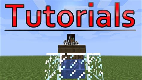 Minecraft Boat Elevator Tutorial - YouTube