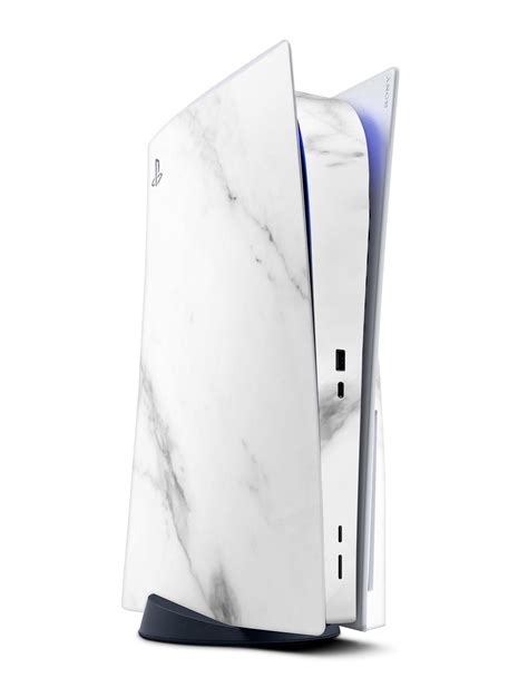 White Marble - Sony PlayStation 5 Vinyl Console Skin Sticker – VGF Gamers