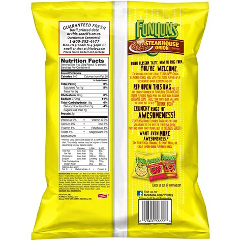 Funyuns Nutrition Information | Besto Blog