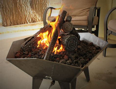 Steel Logs Fire Pit Set Fire Pit Logs Metal Logs - Etsy