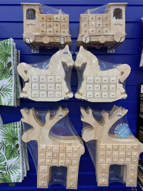 Wooden Advent Calendars Spotted New In At The Works – Money Saver Online