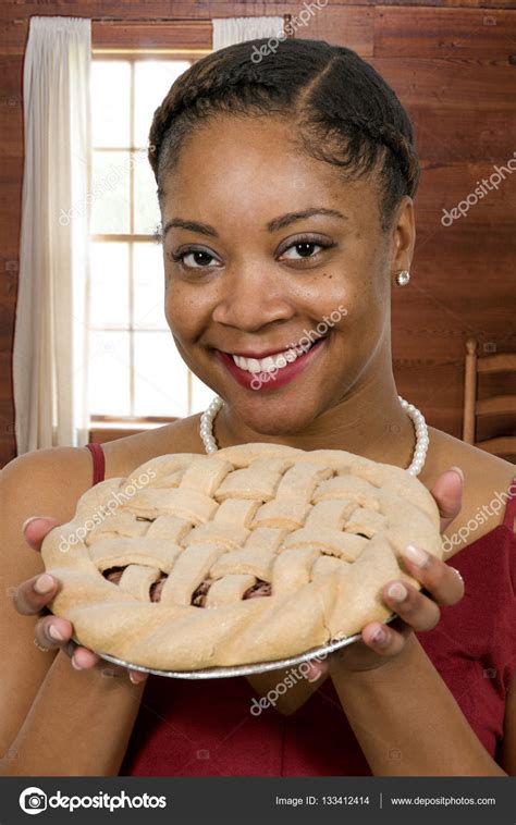 Black Woman with Pie Stock Photo by ©robeo123 133412414