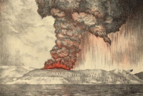 1883 The island volcano Krakatoa erupted and the resulting tidal waves claimed some 36,000 lives ...