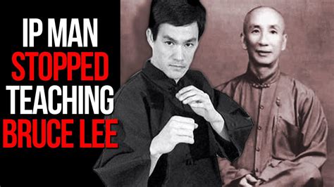 Why Ip Man stopped teaching Bruce Lee - YouTube