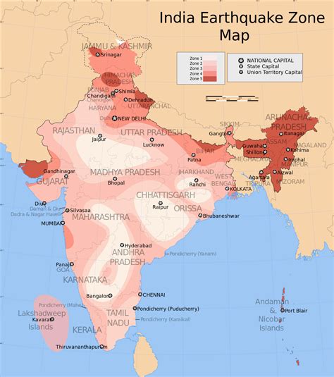 Earthquake zones of India - Wikipedia