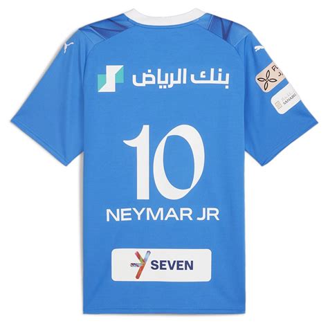 Puma Mens Al Hilal Neymar Jr. Home Jersey 23/24 (Ignite Blue/Clyde Roy ...