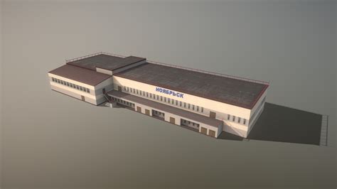 Airport Terminal USRO_Terminal_01 - 3D model by round (@.round.) [e0f4f41] - Sketchfab