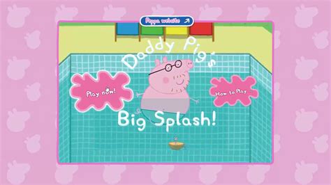 Peppa Pig On The Pool Diving Games #1 How To Reach Highscore - YouTube