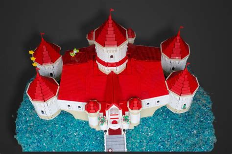 A LEGO Super Mario Peach's Castle has been made already