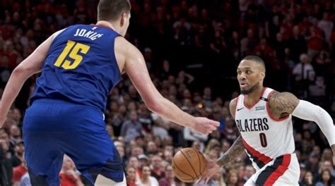 Watch: Damian Lillard makes playoff history in Nuggets vs Portland Trail Blazers Game 5 ...