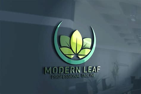 Modern Leaf Logo | Fruit logo design, Tree logos, Herbal logo design