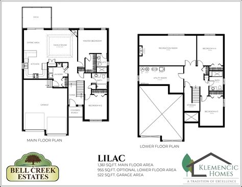 BELL CREEK – BUNGALOW FLOOR PLANS | Klemencic Homes