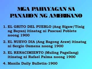 Panitikan sa panahon ng amerikano