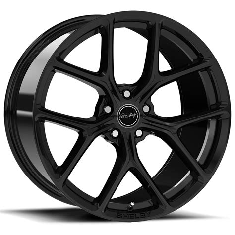 Carroll Shelby Wheels CS 3 - Black Rim Wheel Size 20x9.5 - Performance Plus Tire