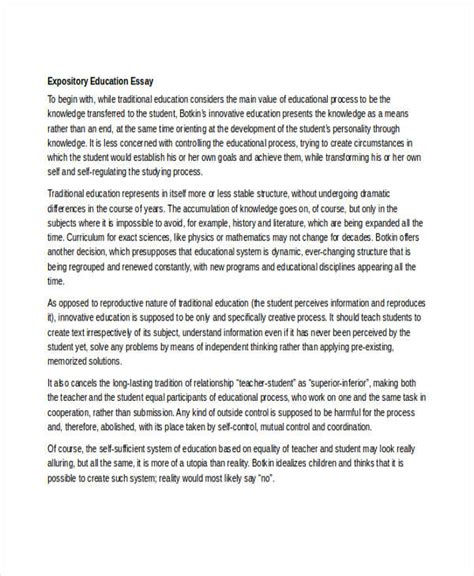 Expository Essay - 20+ Examples, Format, Types, Benefits, Pdf