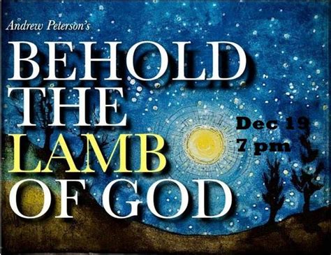 Behold the Lamb of God Concert December 19, 7 pm | Elmhurst, IL Patch