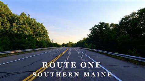 Southern Maine Morning Drive Route 1 - Ogunquit to Saco, ME - 4K Scenic ...