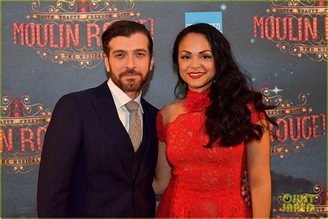 Photo: aaron tveit karen olivo moulin rouge boston opening 04 | Photo 4122990 | Just Jared ...