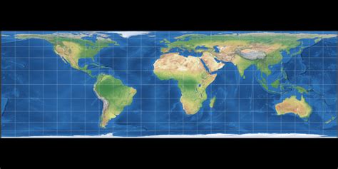 Lambert Cylindrical: Compare Map Projections