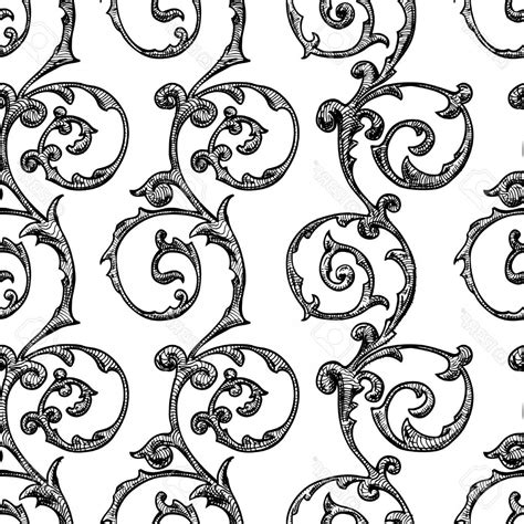 Baroque Pattern Vector at Vectorified.com | Collection of Baroque Pattern Vector free for ...