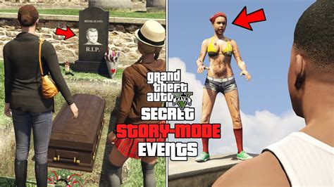 GTA 5 - Secret Story Mode Events! (TOP 7) - YouTube