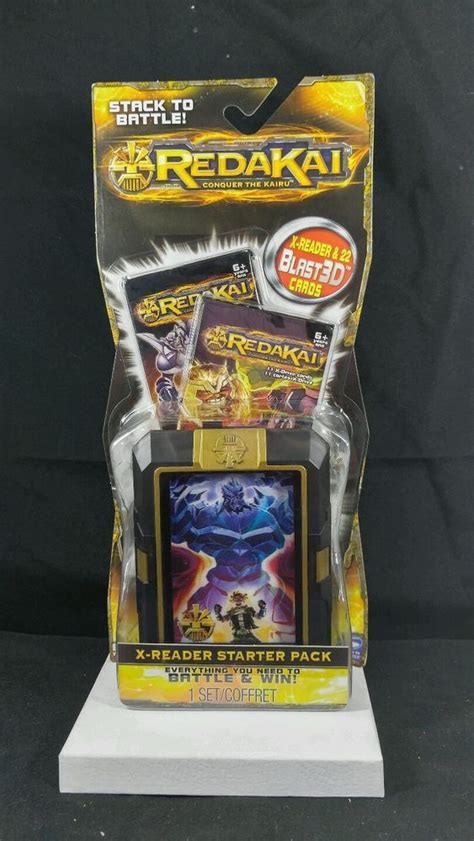 Redakai Conquer The Kairu X-reader Starter Pack Includes 22 Cards MINT on Card for sale online ...