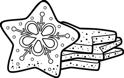 Coloring Pages | Christmas cookies coloring page