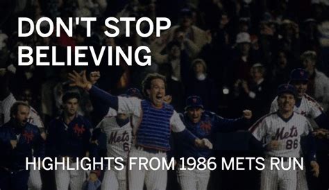 WATCH: Highlights from 1986 Mets playoff, World Series run - nj.com