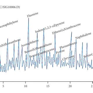 Baseline chromatogram of the polycyclic aromatic hydrocarbons profile... | Download Scientific ...