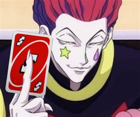 Hisoka Uno Reverse Card - Printable Cards