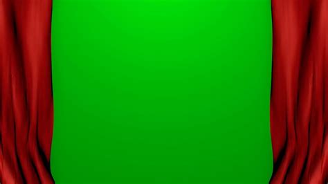 Curtains opening closing Green Screen Full HD Free template Intro Chroma key curtain fa - YouTube