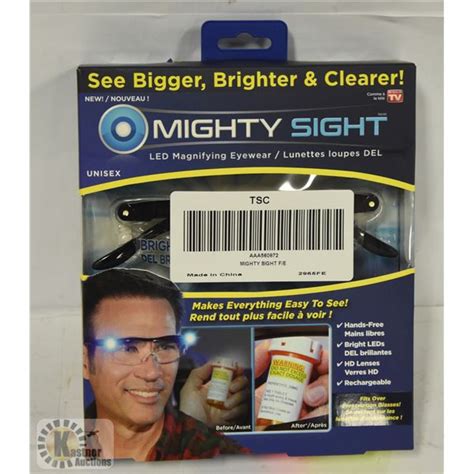 MIGHTY SIGHT LED MAGNIFYING EYEWEAR,AS SEEN ON TV