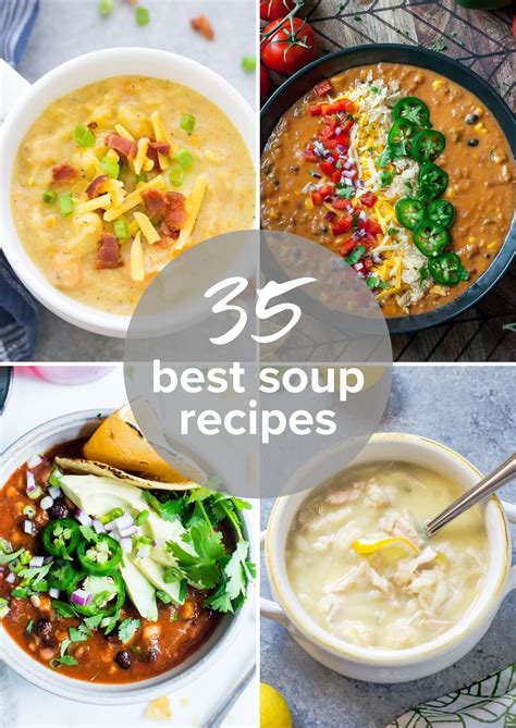 35 Best Soup Recipes - Flavor the Moments