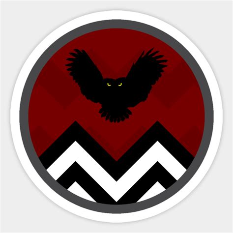 Twin Peaks - Ominous Owl - Ipad - Sticker | TeePublic