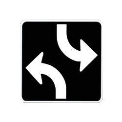 TWO-WAY LEFT-TURN LANE Sign | RB-48 Traffic Signs Sign | INPS Traffic