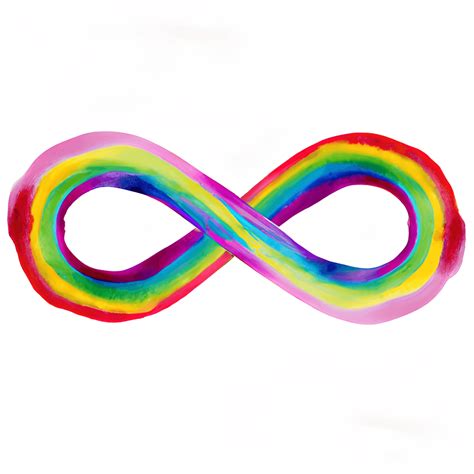 Rainbow Infinity Symbol Watercolor · Creative Fabrica