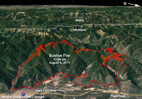 MT Wildfires Map